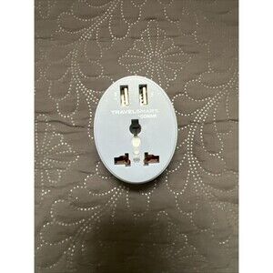 Travel Smart By Conair Adapter Plug With 2 Usb Ports Model NWG19T Global Access